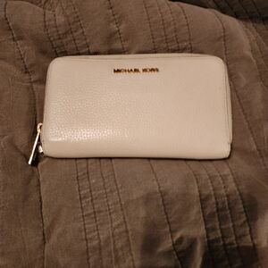 Off white Michael Kors clutch wallet